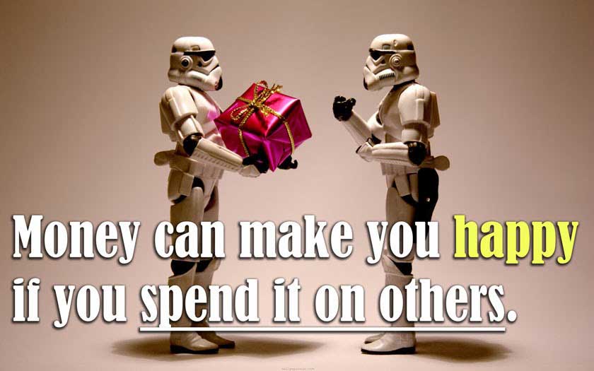 Research says money CAN make you happy...if you spend it on others