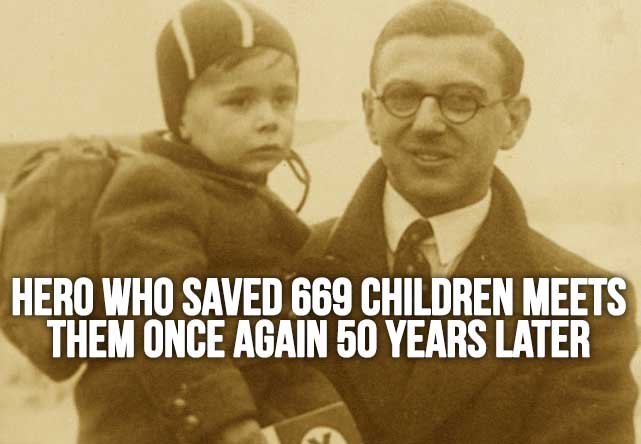 Hero Who Saved 669 Children Meets Them Once Again 50 Years Later