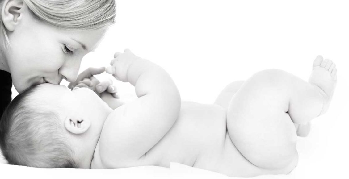 mother breastfeed child