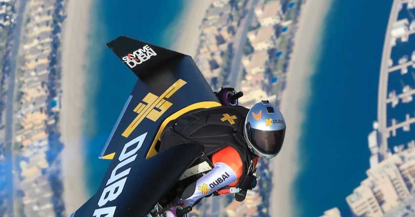 Real-Life "Rocketeers" Soar Through the Skies Over Dubai