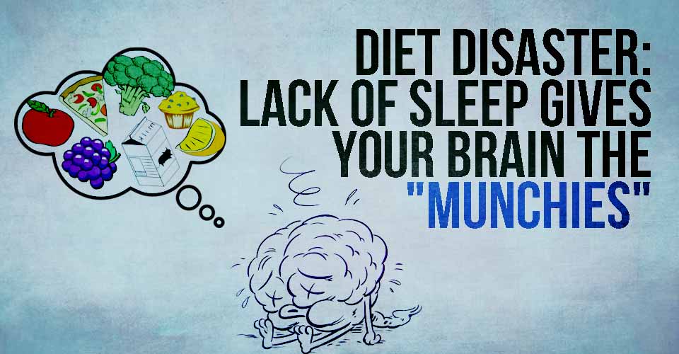 Diet Disaster: Lack of Sleep gives your Brain the "Munchies"