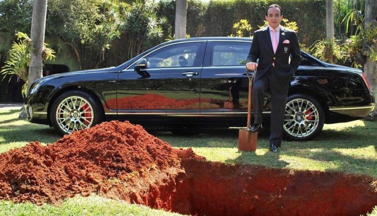 This Brazilian Businessman Buried his Bentley For the Most Epic Reason