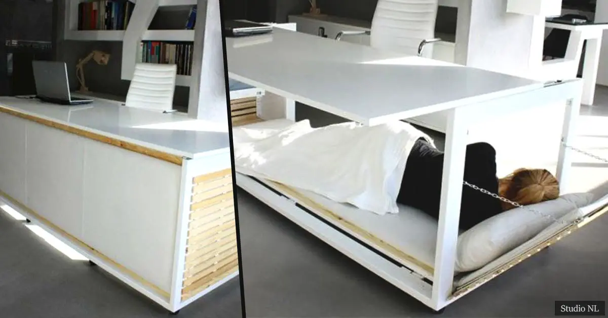 The amazing nap desk we all need in our lives to be more productive