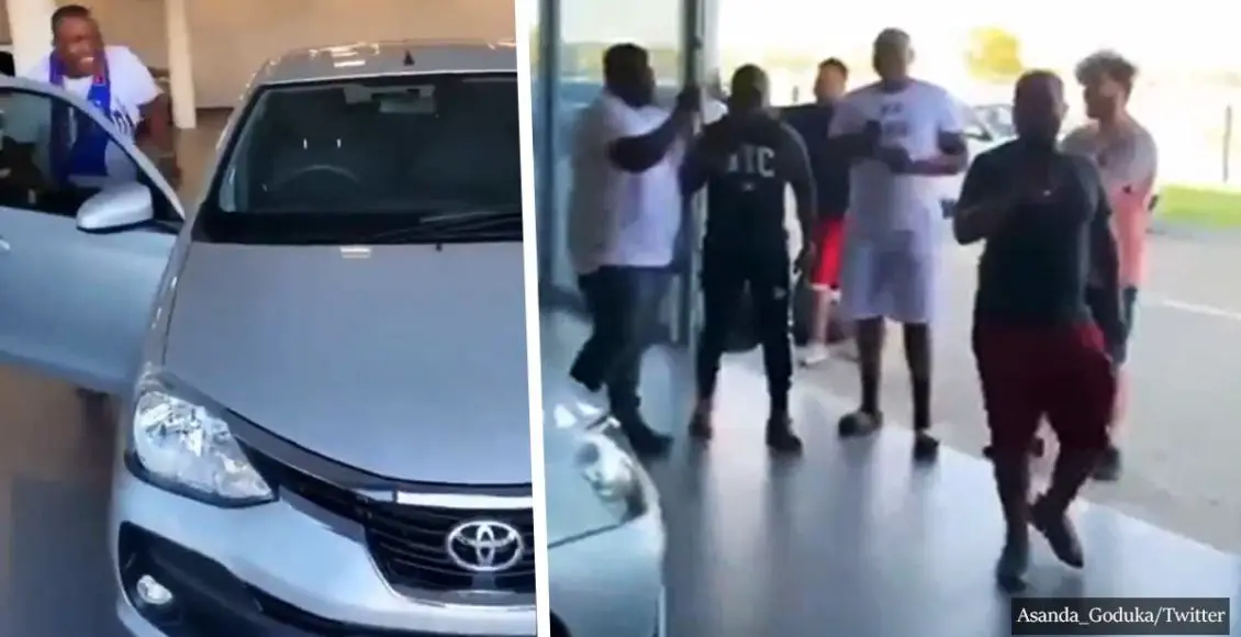 Guys Were Tired Of Driving Their Friend All The Time So They Decided To Buy Him A Car