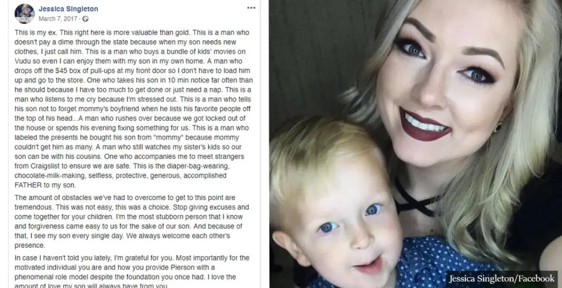 This Mom's Tribute To Her Ex Broke The Internet And For The Right Reasons...