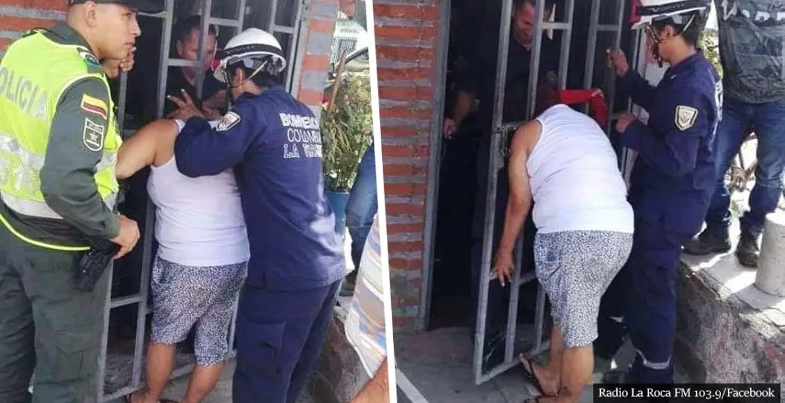 Nosy Woman Gets Head Stuck In Metal Gate For 5 Hours After Trying To Eavesdrop On Her Neighbor