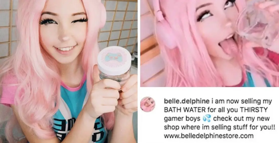 Instagram star Belle Delphine sold more than 500 jars of her own bath water to fans for $30 each
