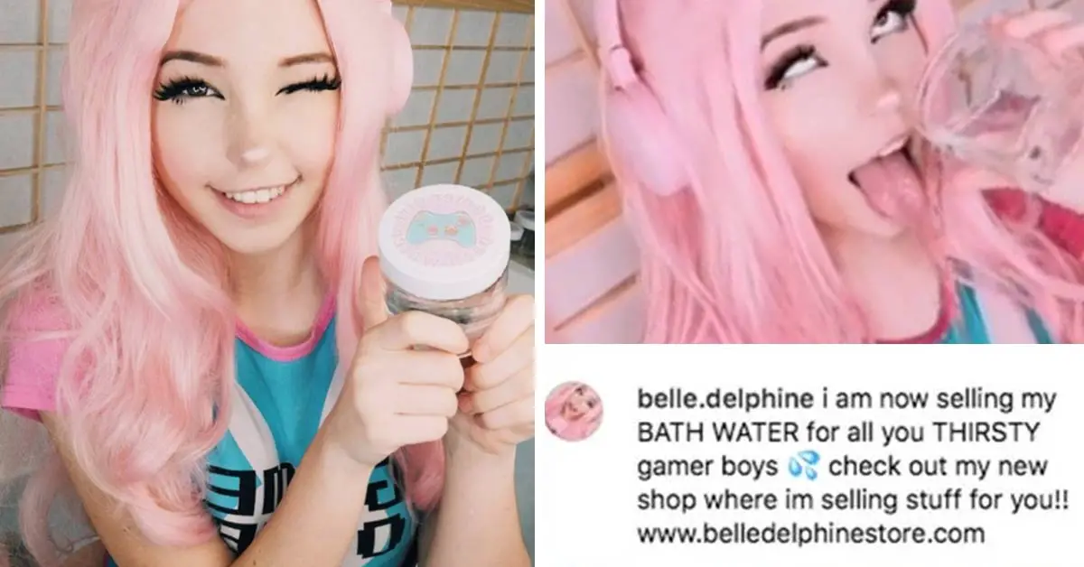 Belle delphine without makeup instagram