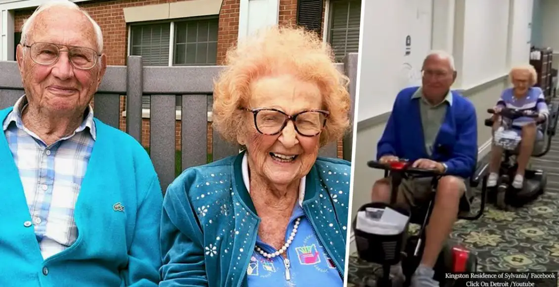 He is 100 years old, and she is about to turn 103, and just one week ago, they got married