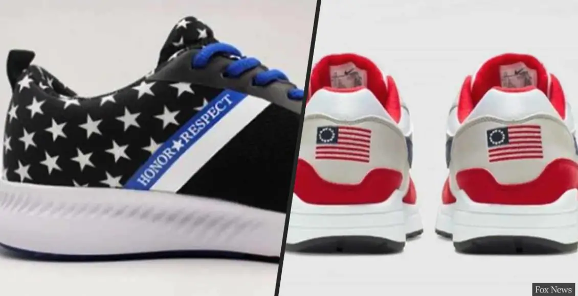 Air Force veteran releases new shoe to honor law enforcement amid Nike's decision to pull the patriotic flag sneaker