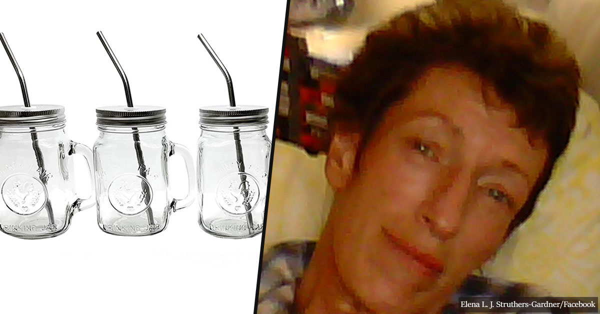 Woman dies after landing on an eco-friendly metal drinking straw which impaled her through the eye
