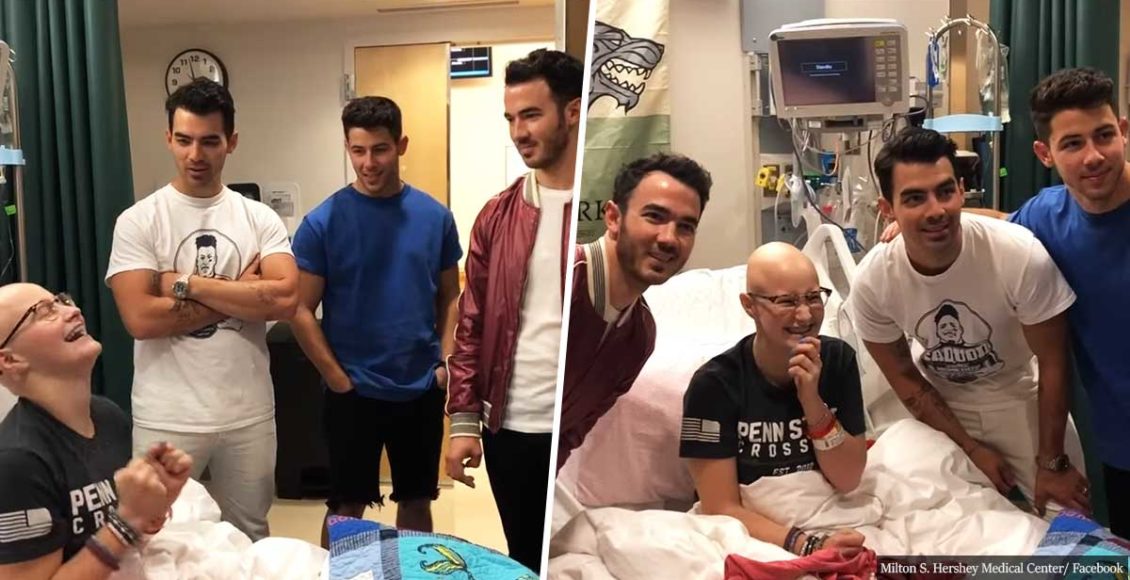 Girl misses a Jonas Brothers concert due to her chemotherapy treatment, but gets a surprise visit...