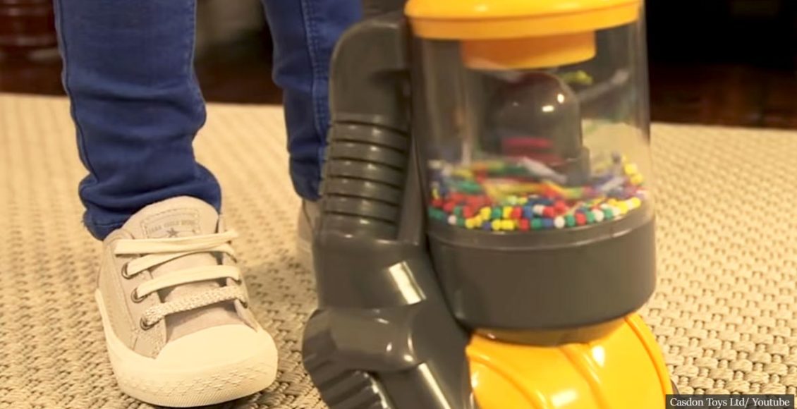 Parents are going crazy about this $27 Dyson toy replica for kids which can actually clean the house