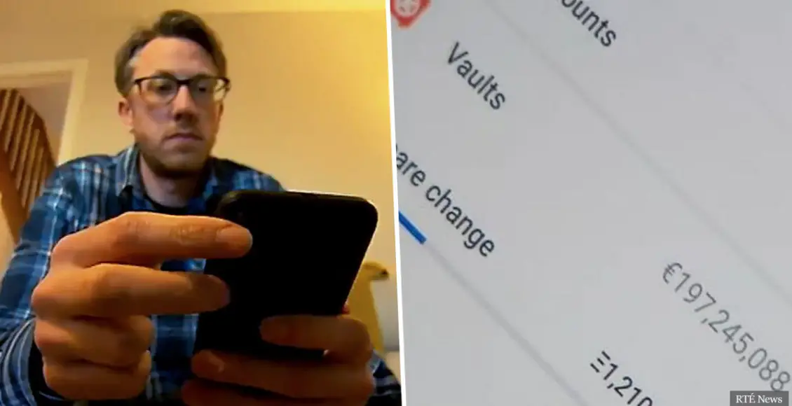 Revolut customer in Ireland shocked after €197 million appears in his app's 'vault' balance