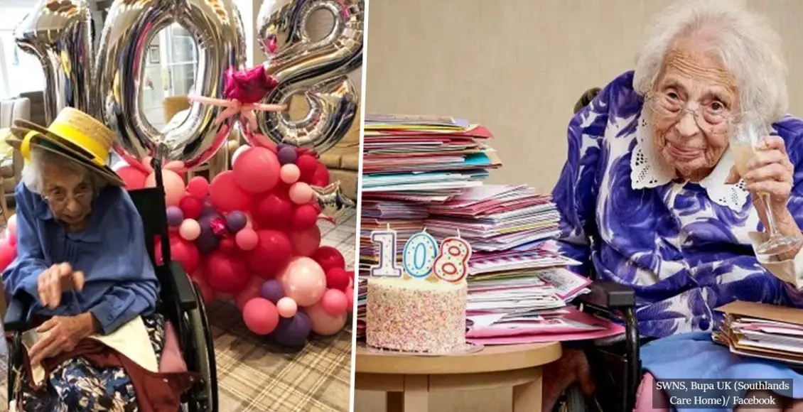 108-year-old woman says the secret to long life is champagne and chocolate