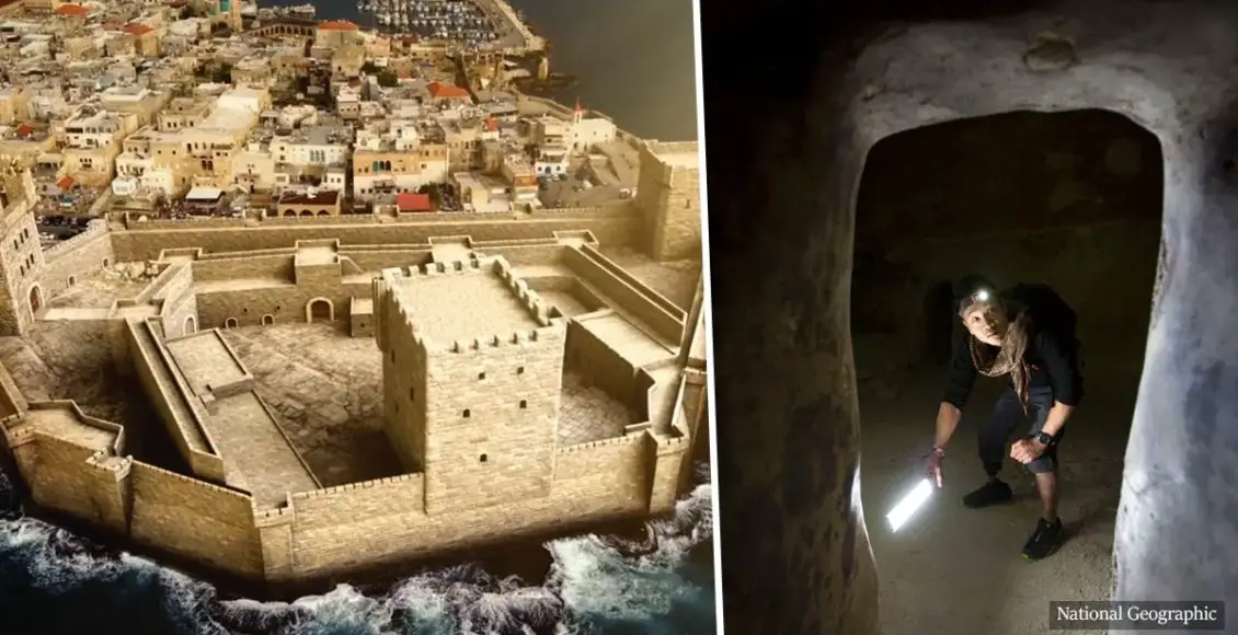 800-year-old secret 'treasure tunnels' of the Knights Templar discovered in Israel