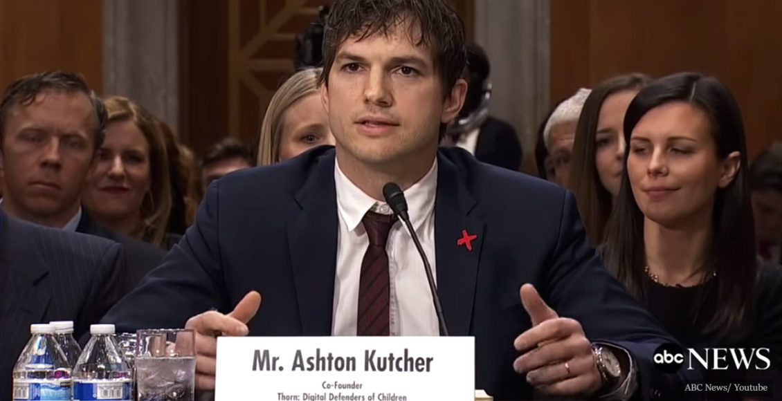 Did Ashton Kutcher’s company help save 6,000 children from sex trafficking?