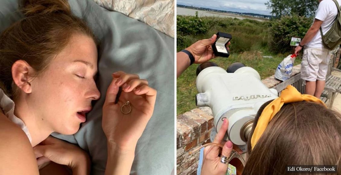 Man secretly 'proposes' to his girlfriend for a month and she didn't notice