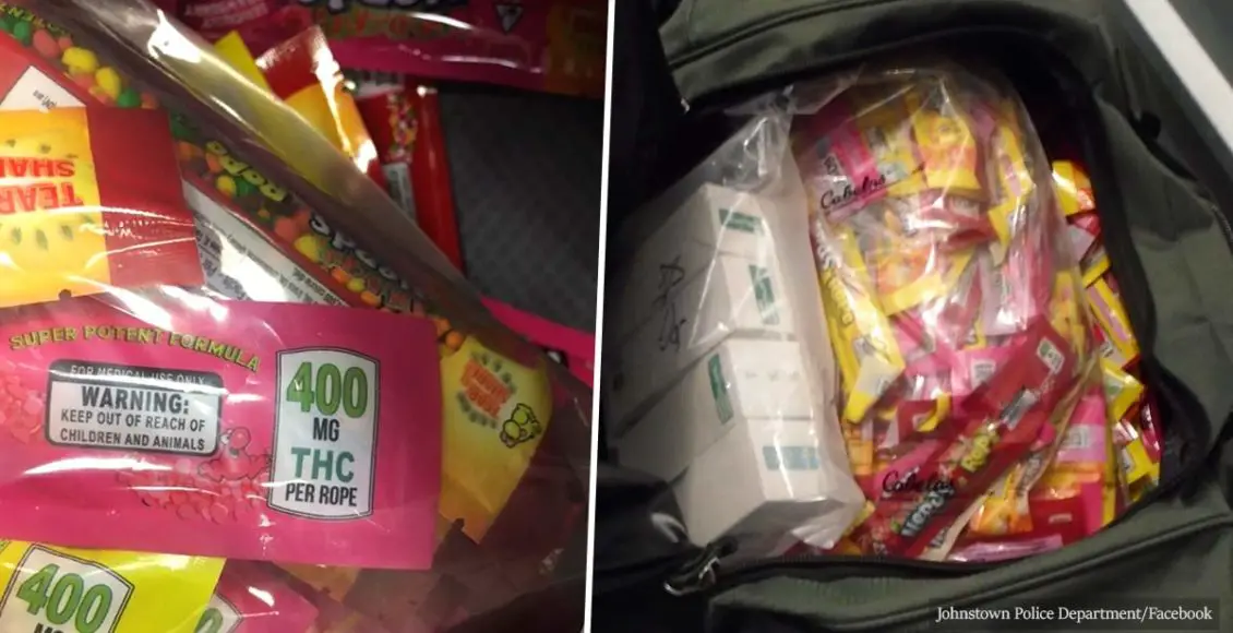 Parents warned to check their children's Halloween candy after police found treats laced with 400mg of THC in Pennsylvania