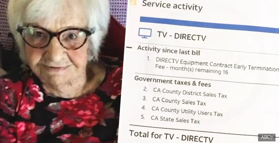 Woman dies at 102, DirecTV gives her early termination fee