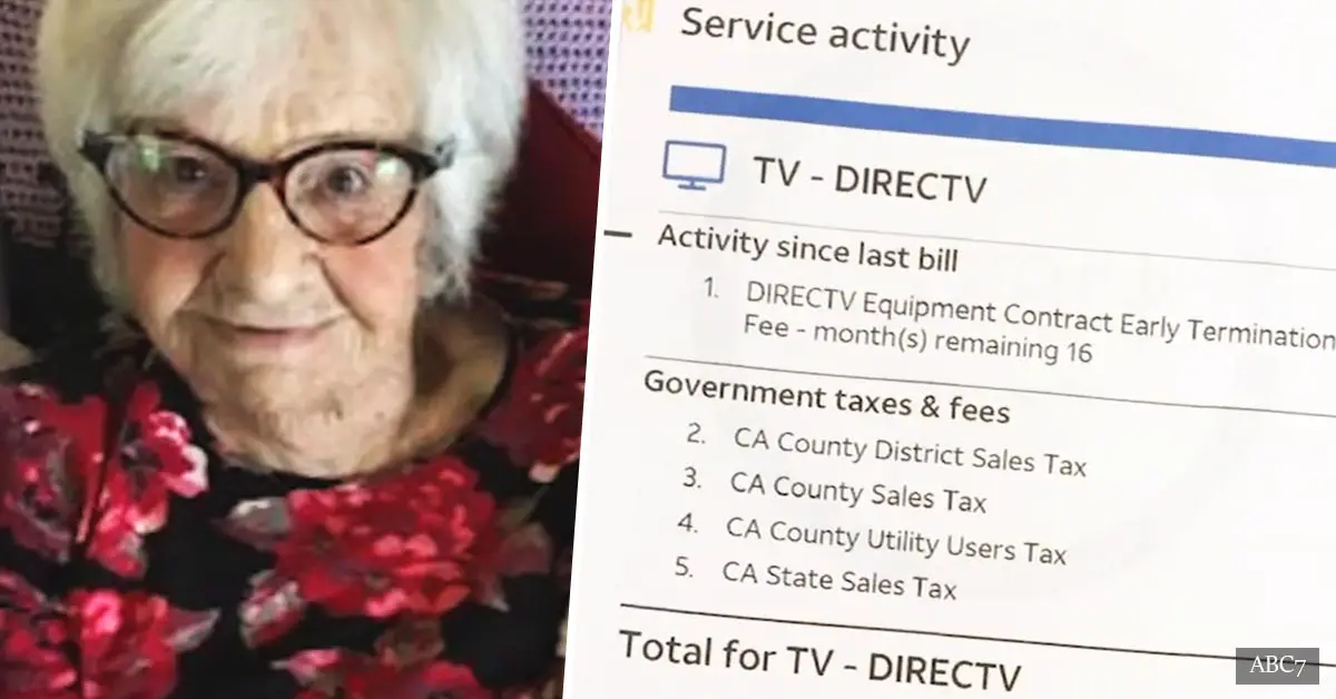 Woman dies at 102, DirecTV gives her early termination fee