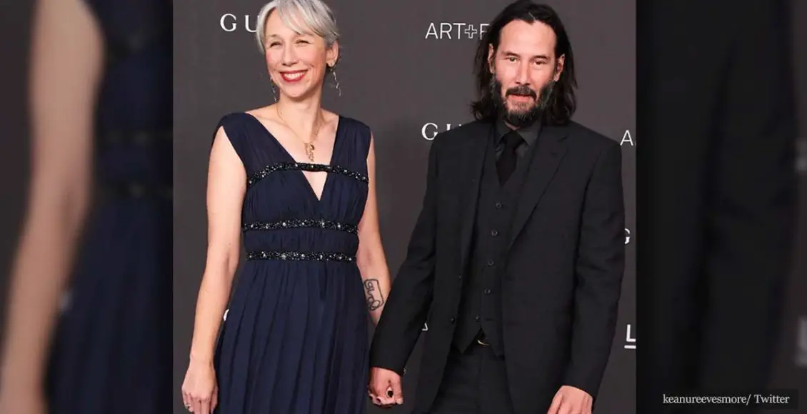 Keanu Reeves goes public with first 'girlfriend' in decades as he holds hands and shares loving smiles with Alexandra Grant at film event