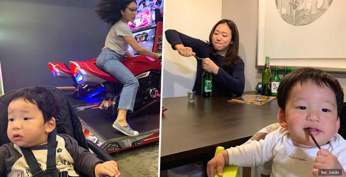 Mom of the year! Korean actress shares her “Mom’s Personal Life” hilarious photo series with her son