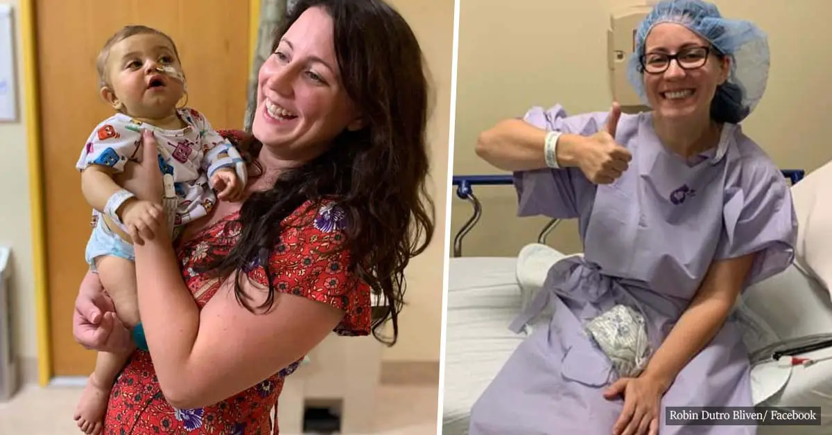 Heroic mom donates part of her liver to save a stranger's baby's life