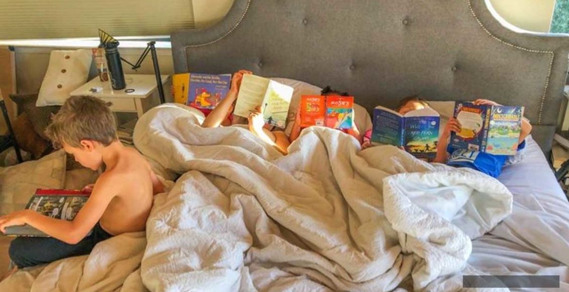 'We did not stage this photo:' Mom stops screen time and kids are actually loving it!