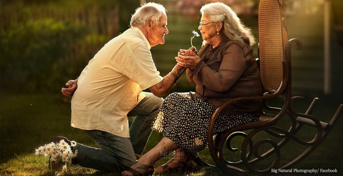 Sentimental photos encapsulate everlasting love of elderly couples