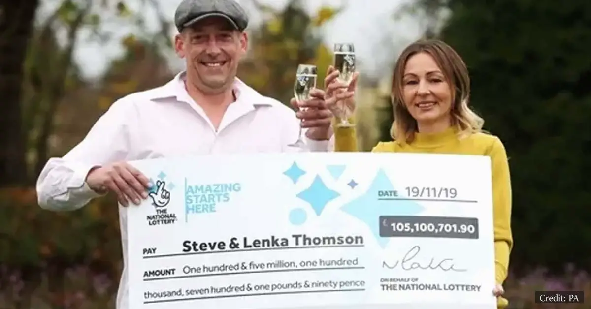 Construction worker who won a £105 million jackpot works for FREE so his customers have more money for Christmas