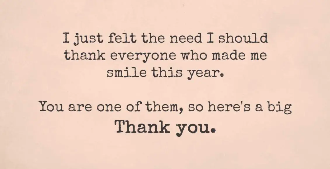 To all my friends who were there for me this year - Thank you!