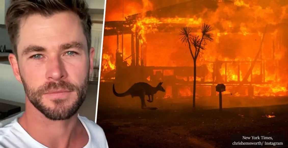 Chris Hemsworth donates $1 million to help Australia during the devastating wildfires