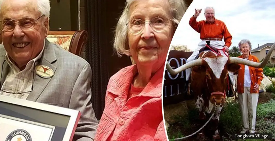 Couple with a combined age of 211 celebrates 80 years of marriage