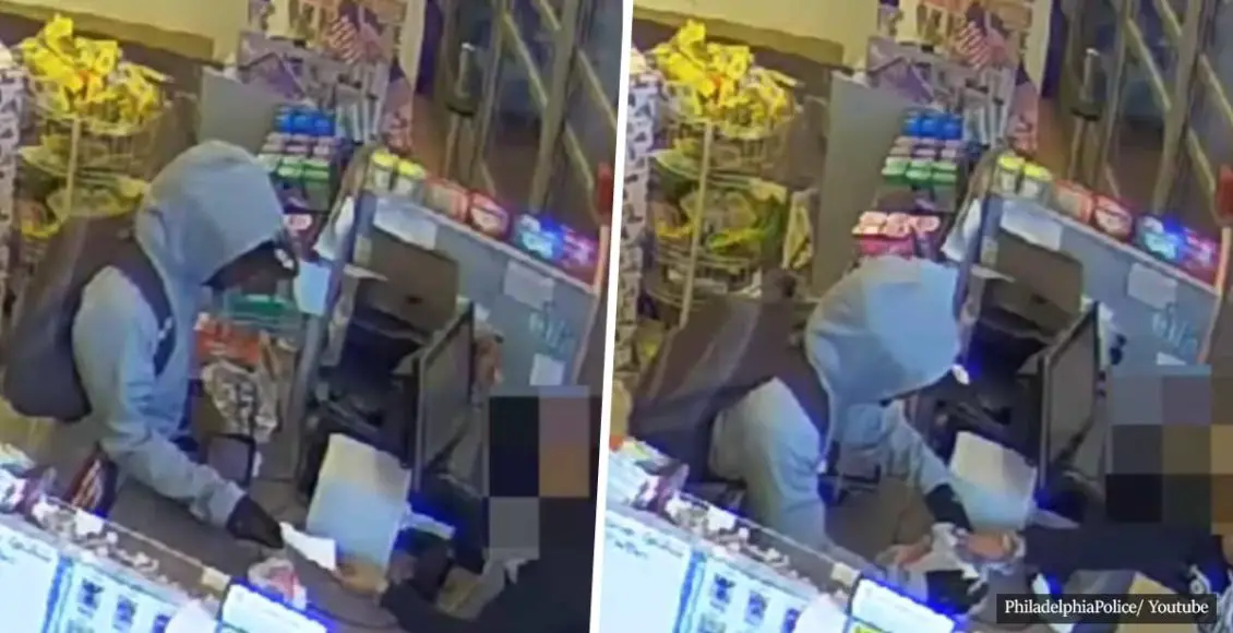 'I'm sorry, I have a sick child.' A man leaves a touching note after robbing a pharmacy