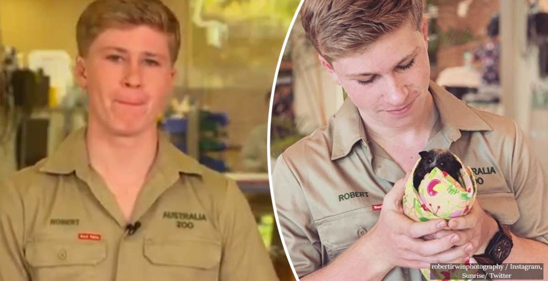 Robert Irwin holds back tears talking about Australia's wildfires as family saves 90,000 animals