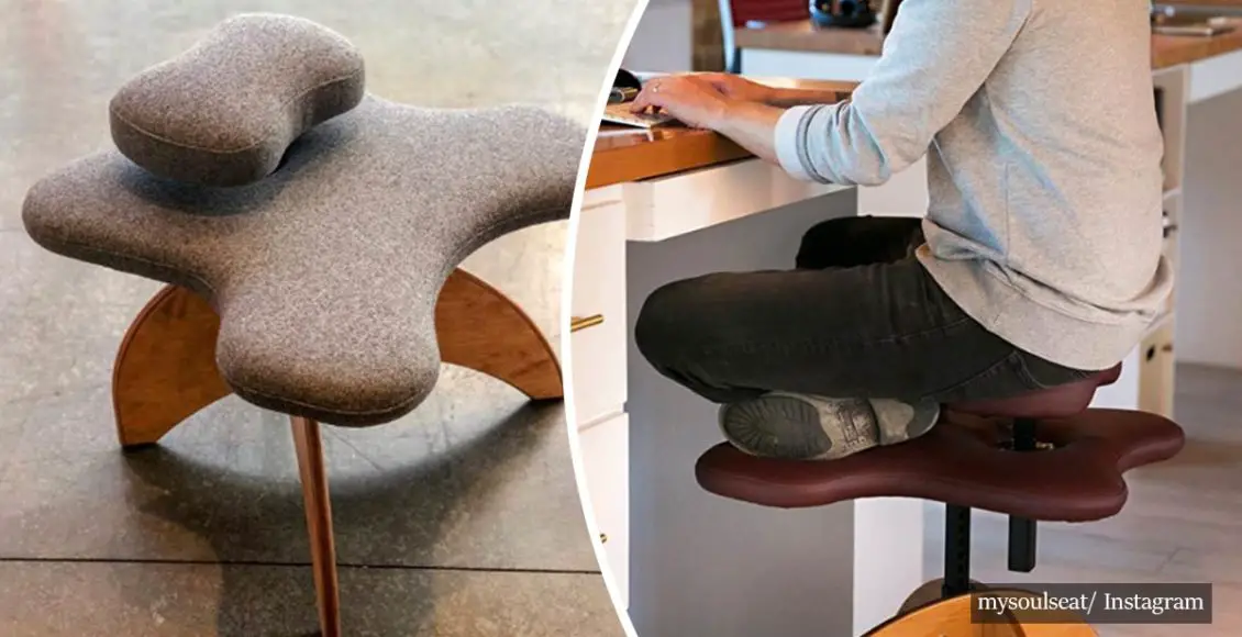 Designers created a unique chair for those who love to sit cross-legged