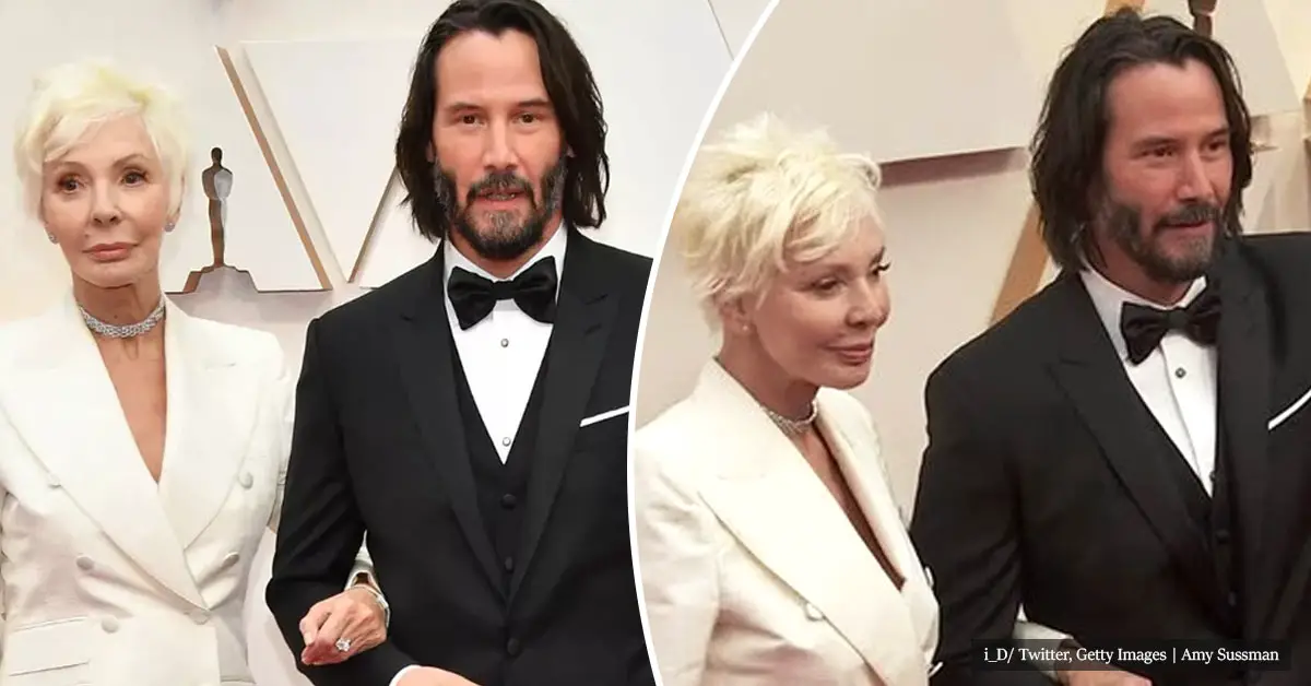 Keanu Reeves brought his mother as his date to the Oscars' red carpet