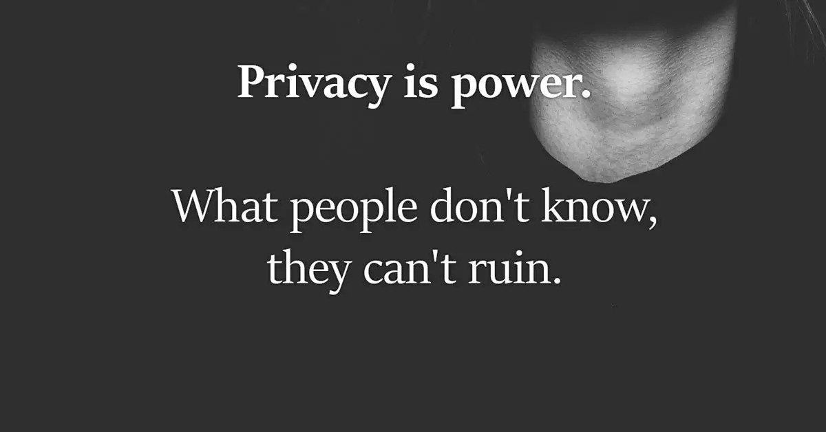 6 Important things you should always keep private and some good reasons why