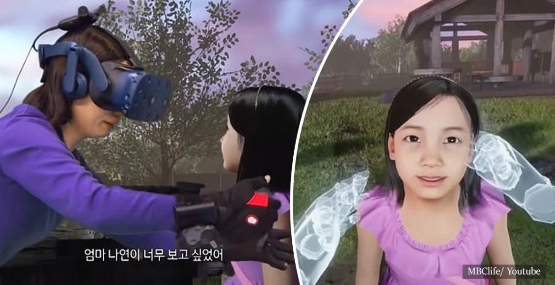 TV show uses virtual reality to 'reunite' mother with her little daughter who died in 2016