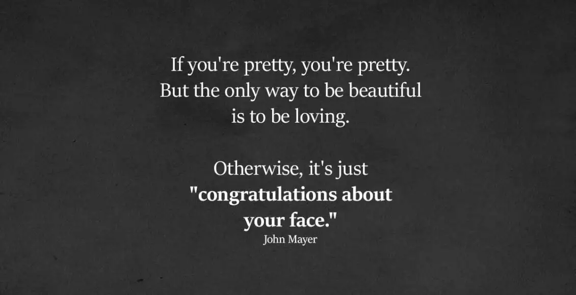 Real Beauty Is Not About Appearance, It's About Who You Are On The Inside