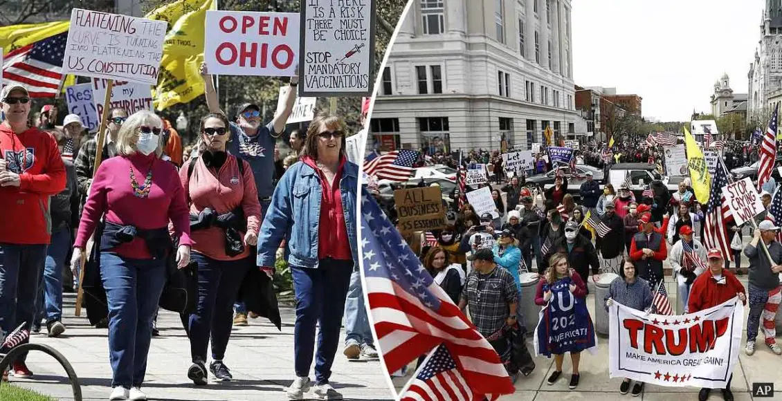 Anti-Quarantine Protesters Gather Across The United States As Experts Warn Of New Coronavirus Surge