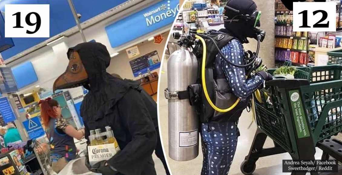 Creative Covid-19 Shoppers Will Leave You Stunned With Their Extreme Protection Ideas