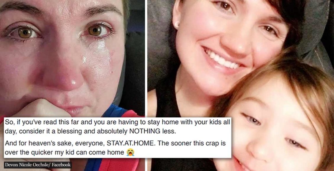 Frontline nurse faces backlash for posting about sending her child away during the outbreak