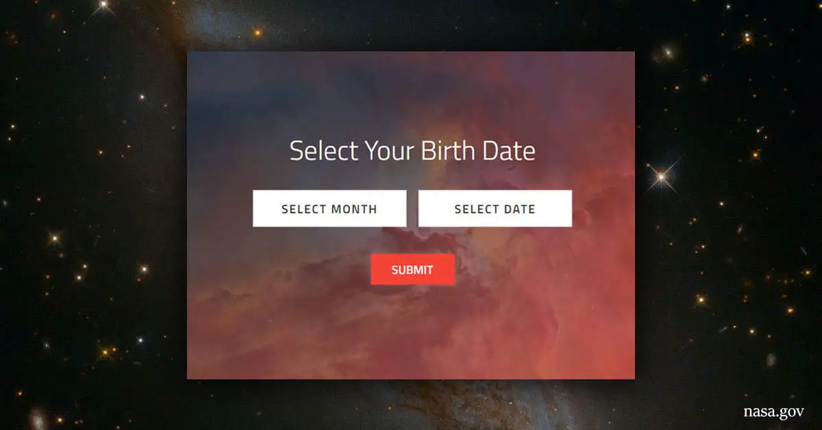 New NASA feature shows what the Hubble Telescope saw on your birthday