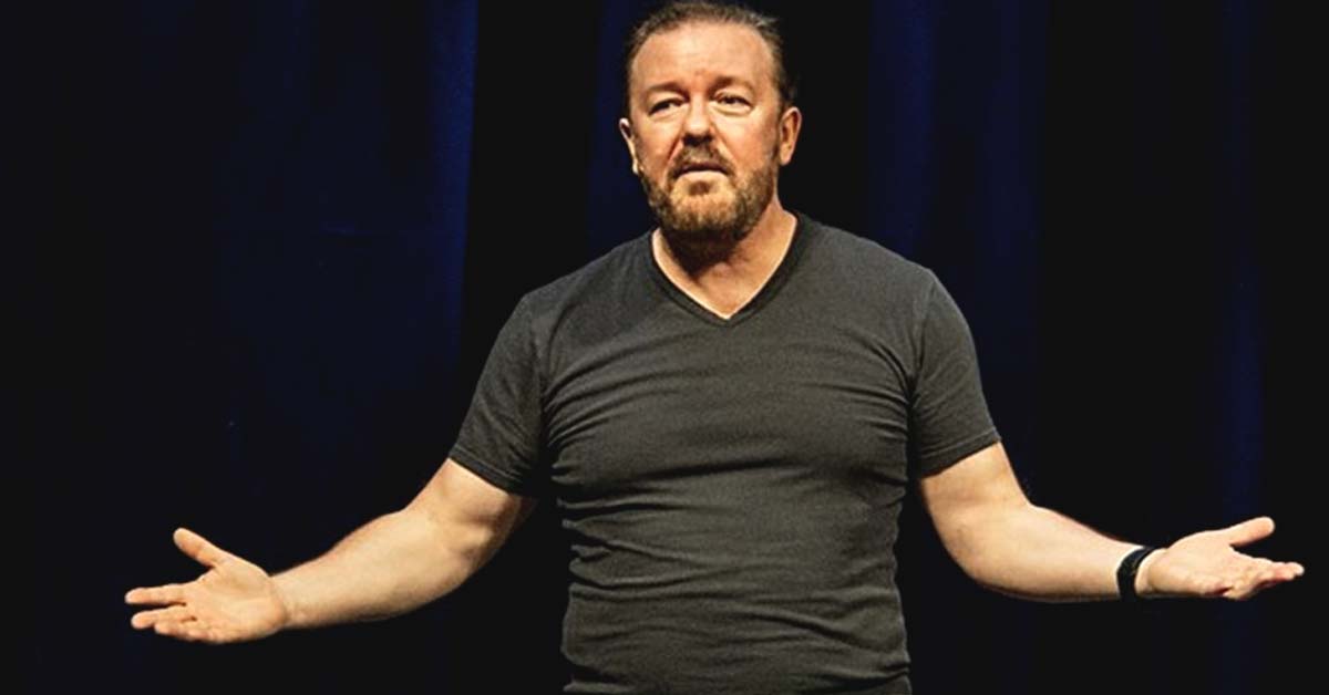 Ricky Gervais Rips Spoiled Celebrities Whining About Lockdown While Living ‘In a Mansion with a Swimming Pool’