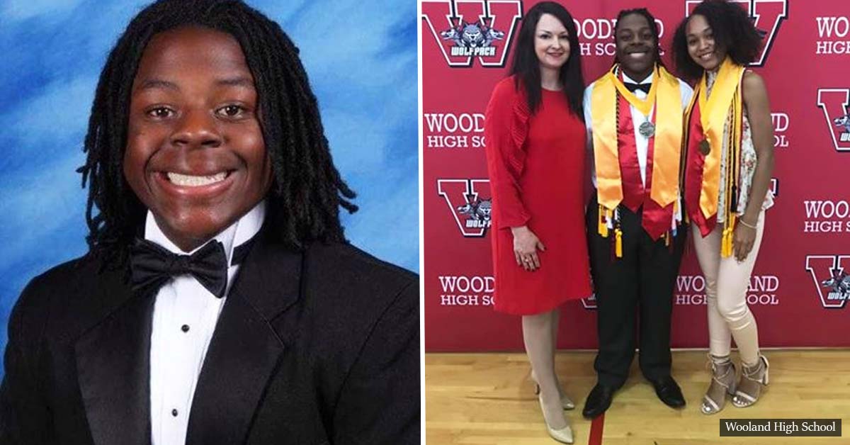 Teen graduated with 4.7 GPA and made history as the first African-American male valedictorian