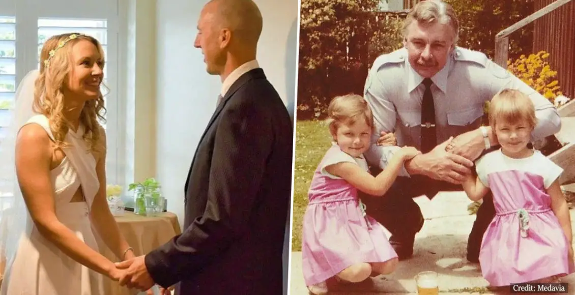 A bride's father dies on her wedding day: "Just as I said 'I do', I felt Dad’s spirit leave."