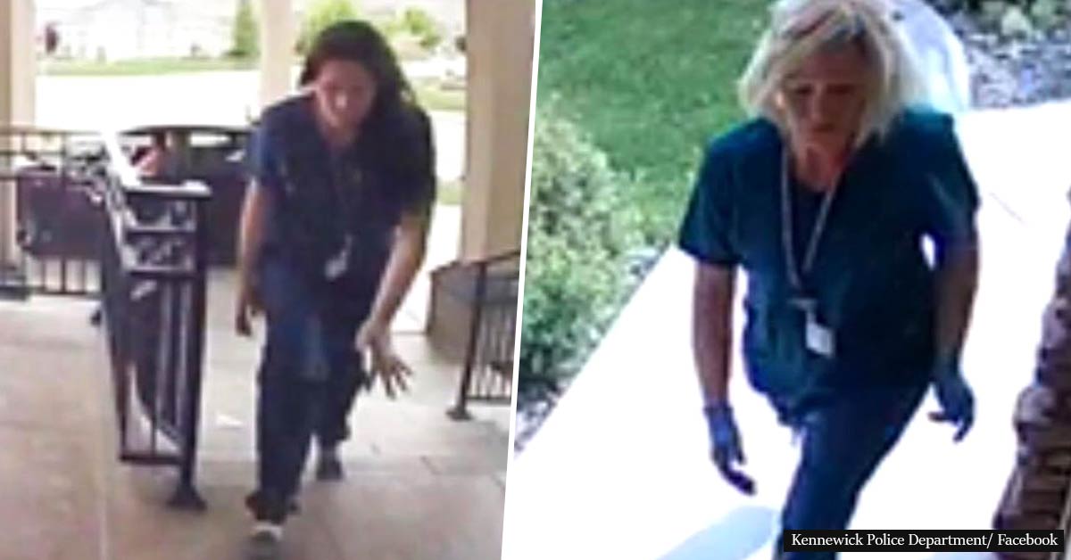 Fake nurses are stealing packages off porches in Washington