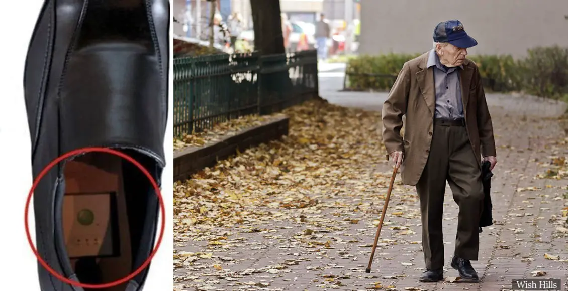 GPS shoes track elderly people with Alzheimer's and prevent them from getting lost